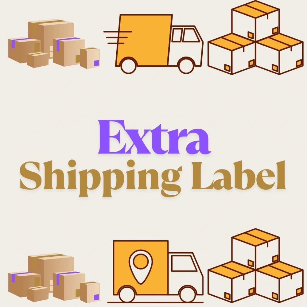 💜EXTRA SHIPPING LABEL💜